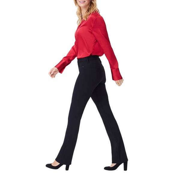 NYDJ Marilyn Straight Pants in Ponte Knit. Size 12P - Picture 3 of 12